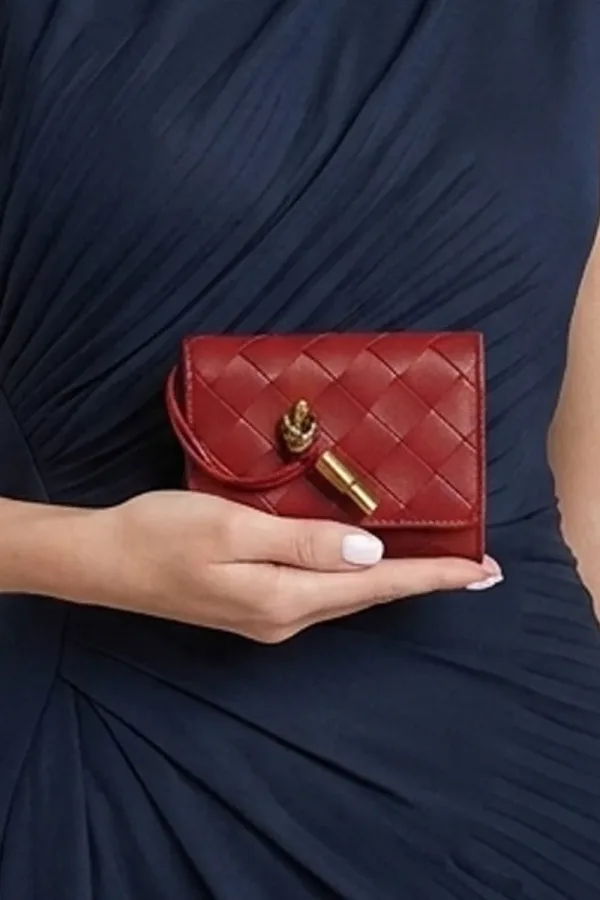 Chiltern Leather Card Holder – Burgundy 2 – view 1