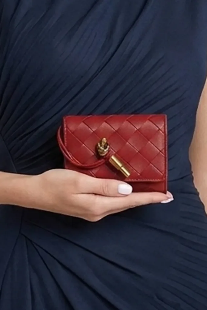 Chiltern  Leather Card Holder – Burgundy 2 – view 1