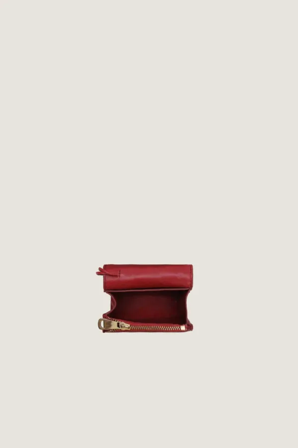 Chiltern Leather Card Holder – Burgundy 2 – view 3