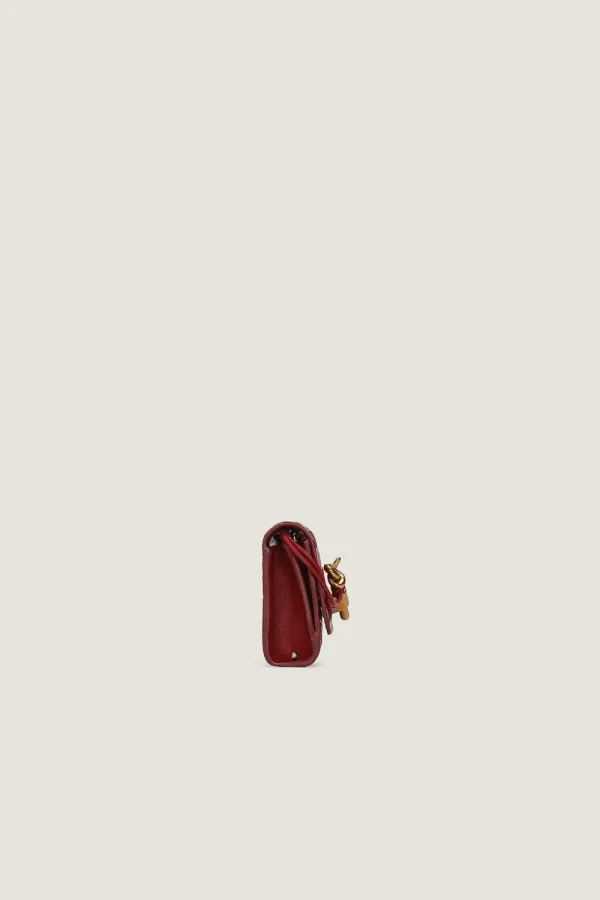 Chiltern Leather Card Holder – Burgundy 2 – view 4