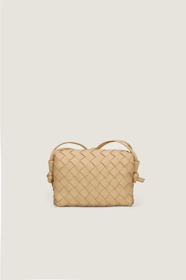 Connaught Camera Leather Crossbody Bag – Beige – view 4