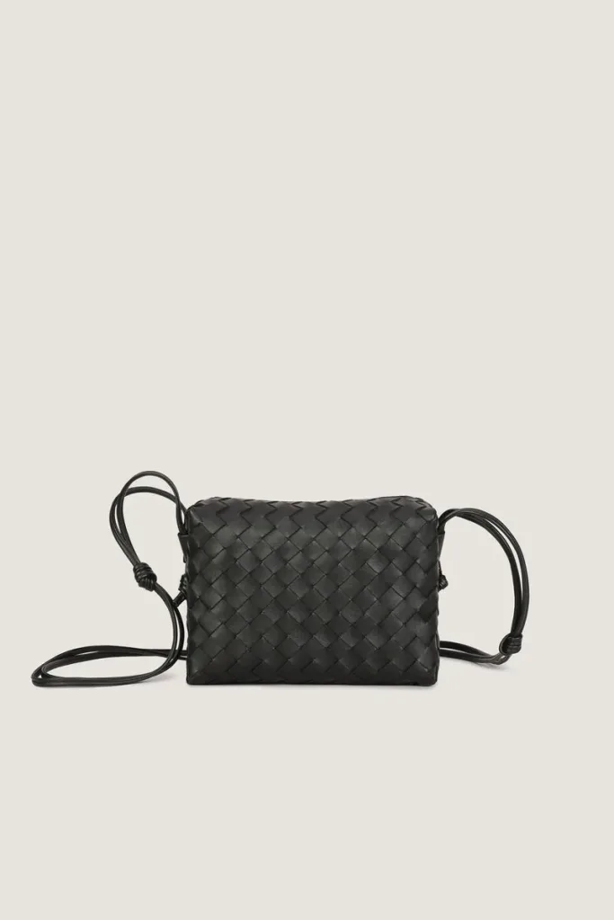 Connaught Camera Leather Crossbody Bag – Black – view 1