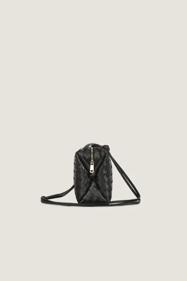 Connaught Camera Leather Crossbody Bag – Black – view 3