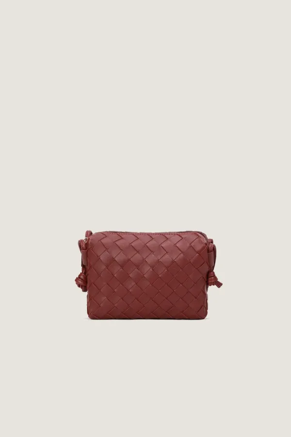 Connaught Camera Leather Crossbody Bag – Burgundy – view 4