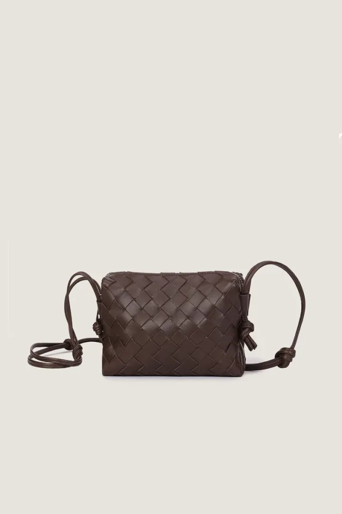 Connaught Camera Leather Crossbody Bag – Chocolate Brown – view 1