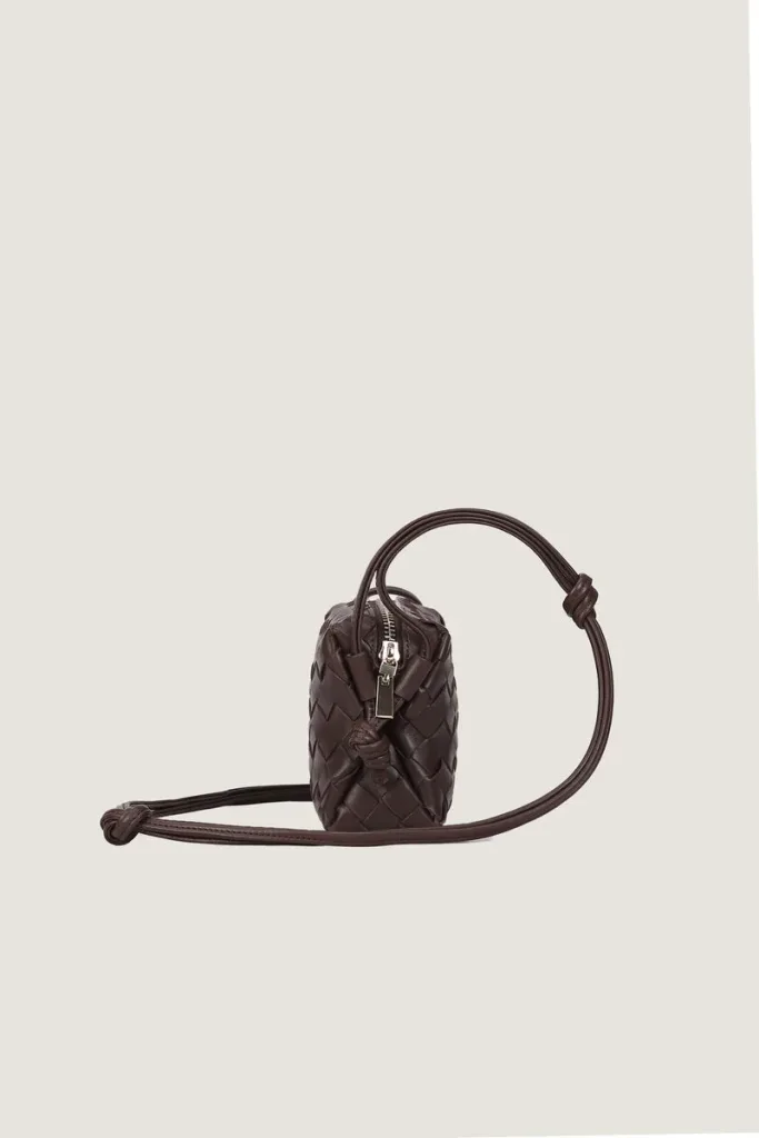 Connaught Camera Leather Crossbody Bag – Chocolate Brown – view 2