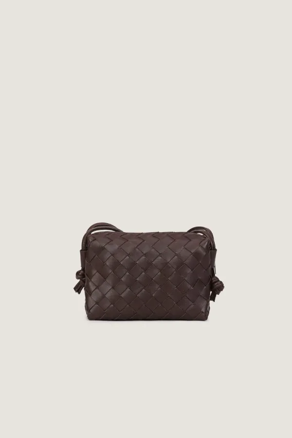 Connaught Camera Leather Crossbody Bag – Chocolate Brown – view 3