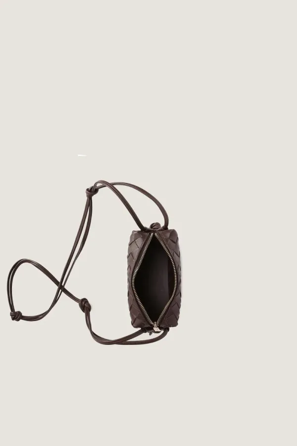 Connaught Camera Leather Crossbody Bag – Chocolate Brown – view 4