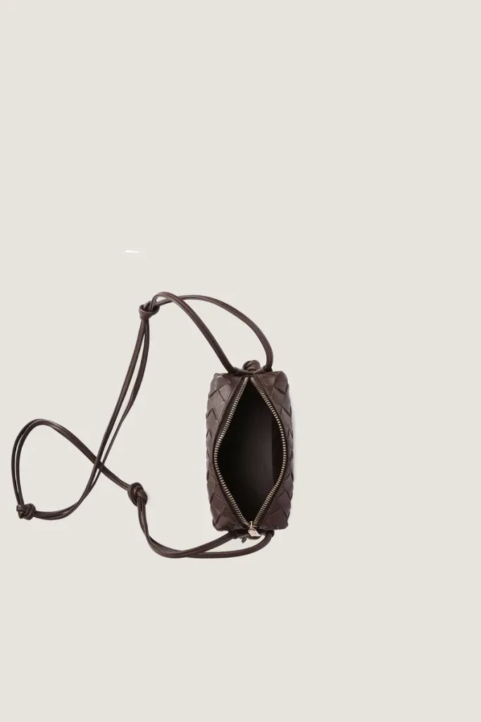 Connaught Camera Leather Crossbody Bag – Chocolate Brown – view 4
