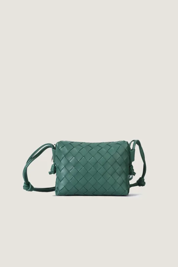 Connaught Camera Leather Crossbody Bag – Emerald Green – view 1