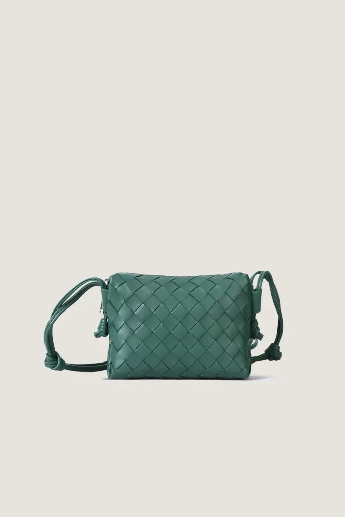 Connaught Camera Leather Crossbody Bag – Emerald Green – view 1