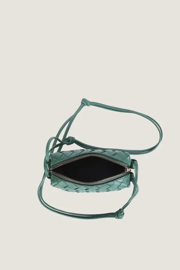 Connaught Camera Leather Crossbody Bag – Emerald Green – view 2