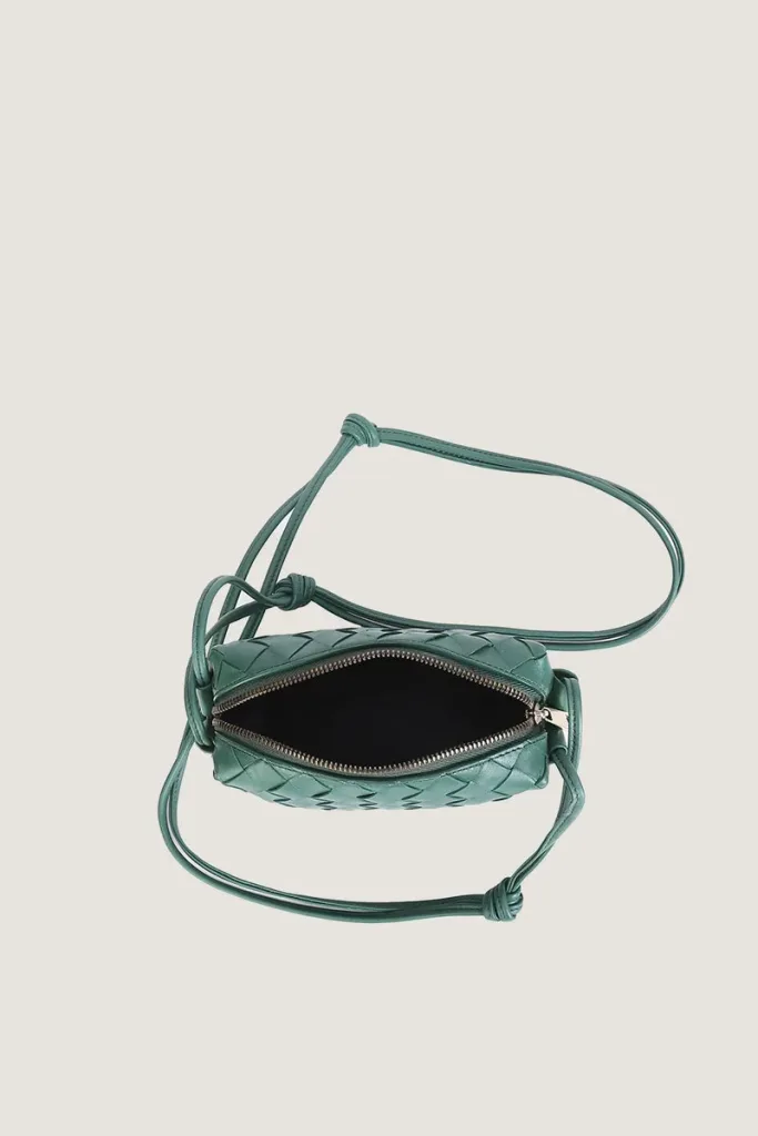 Connaught Camera Leather Crossbody Bag – Emerald Green – view 2