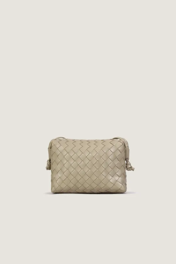 Connaught Camera Leather Crossbody Bag – Light Grey – view 4