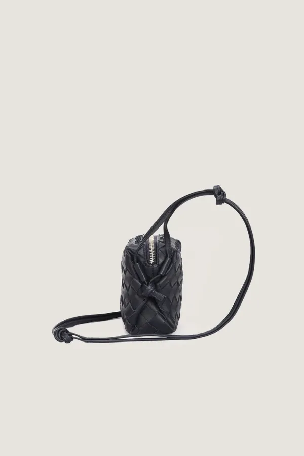Connaught Camera Leather Crossbody Bag – Navy – view 2