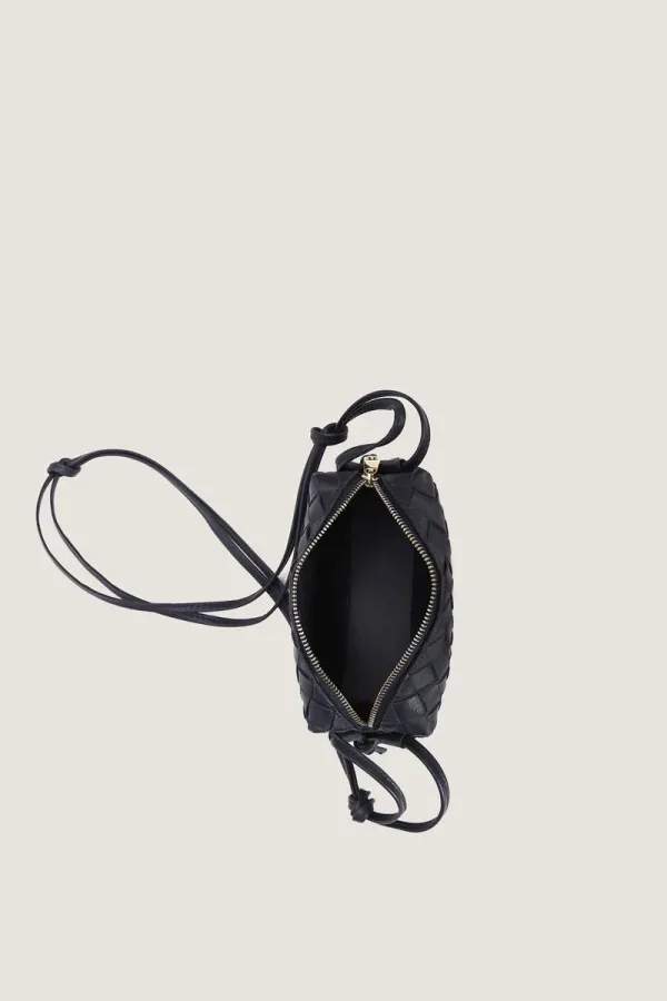 Connaught Camera Leather Crossbody Bag – Navy – view 4