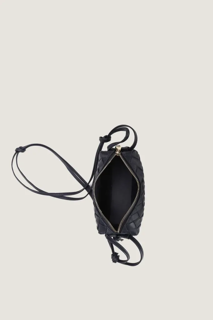 Connaught Camera Leather Crossbody Bag – Navy – view 4