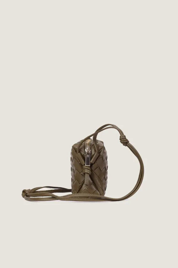 Connaught Camera Leather Crossbody Bag – Olive – view 2