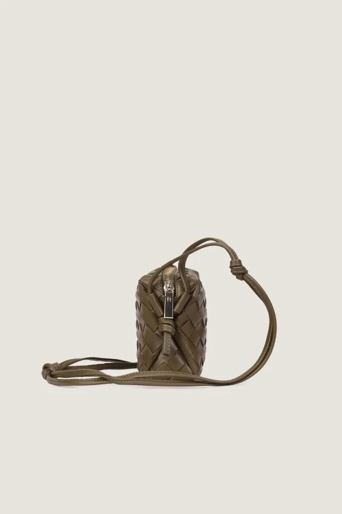 Connaught Camera Leather Crossbody Bag – Olive – view 2