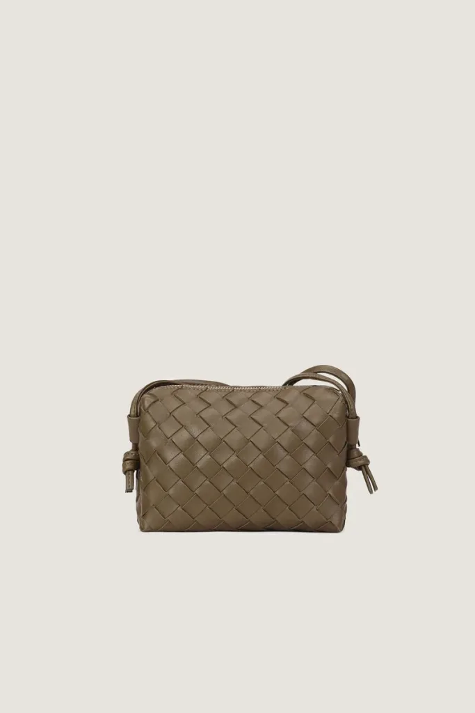 Connaught Camera Leather Crossbody Bag – Olive – view 3