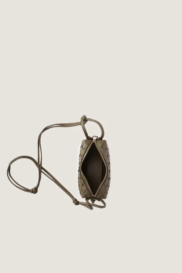 Connaught Camera Leather Crossbody Bag – Olive – view 4