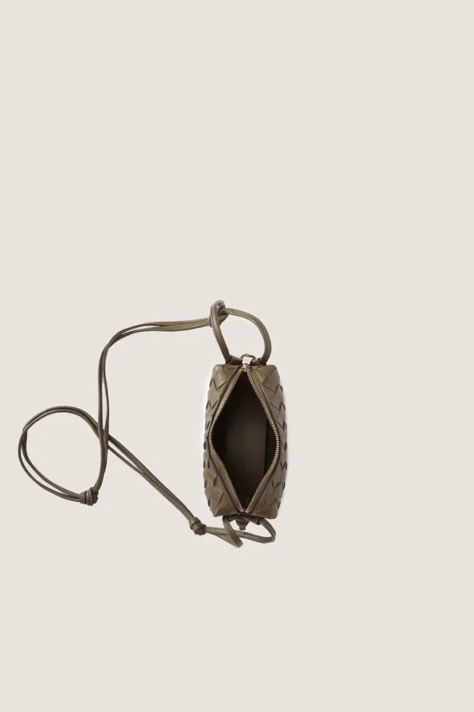 Connaught Camera Leather Crossbody Bag – Olive – view 4