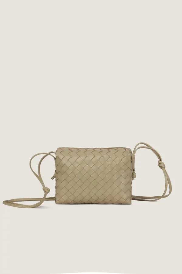 Connaught Camera Leather Crossbody Bag – Sand – view 1