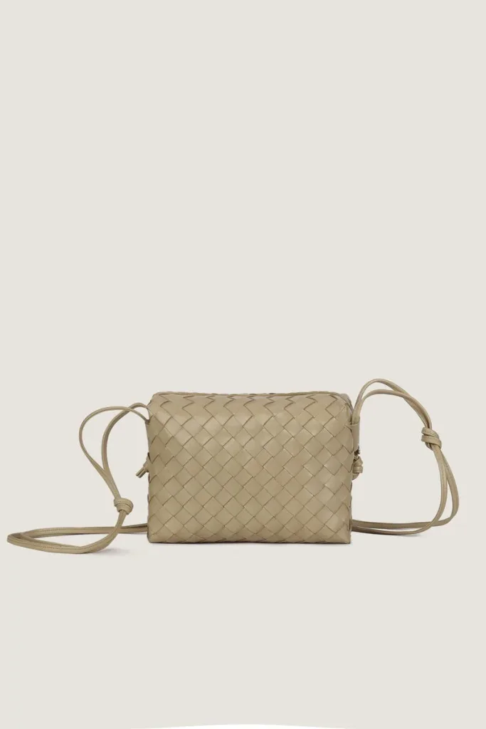 Connaught Camera Leather Crossbody Bag – Sand – view 1