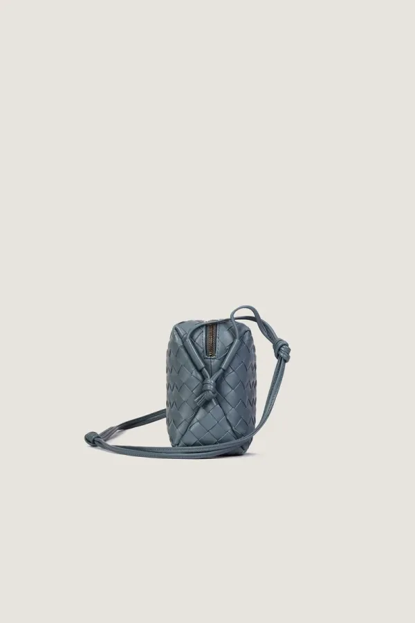 Connaught Camera Leather Crossbody Bag – Sea Grey – view 2