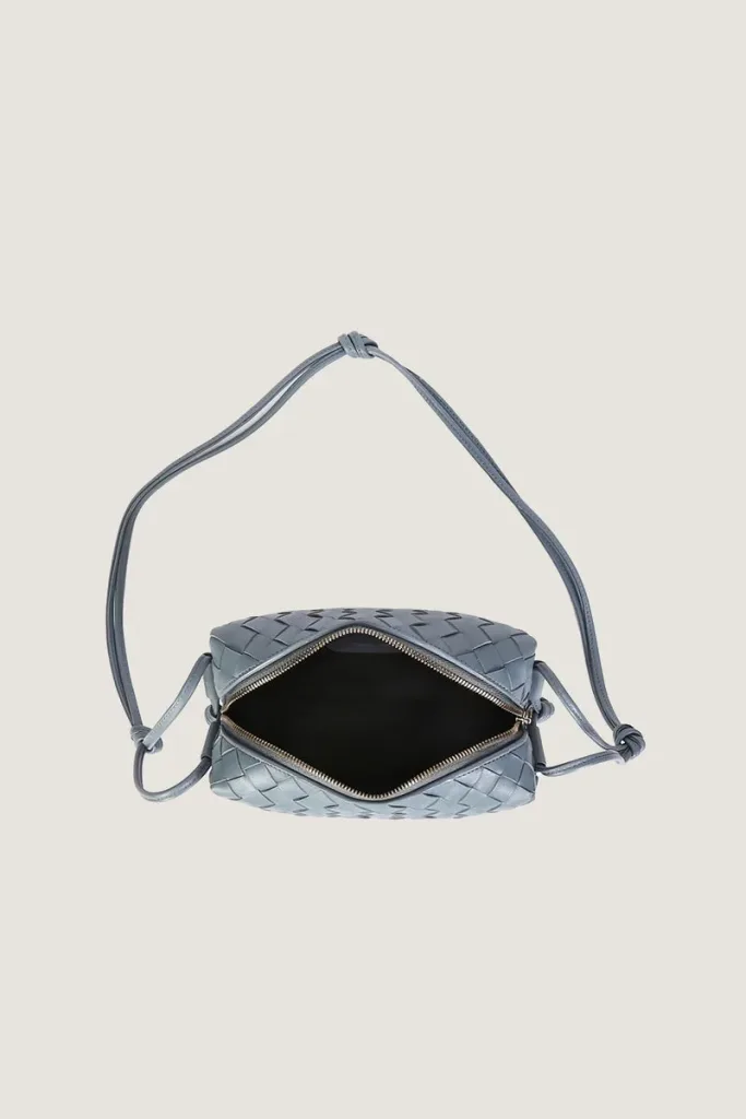 Connaught Camera Leather Crossbody Bag – Sea Grey – view 3