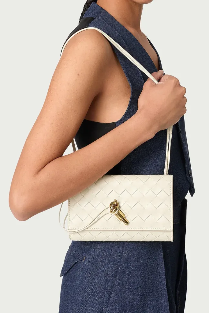 Craven Hill Leather Pouch – White – view 3