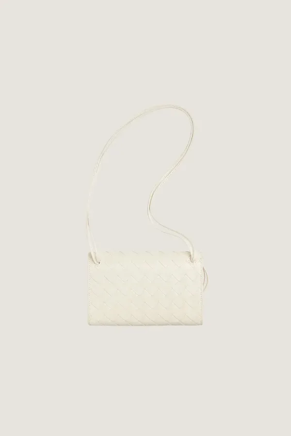 Craven Hill Leather Pouch – White – view 4