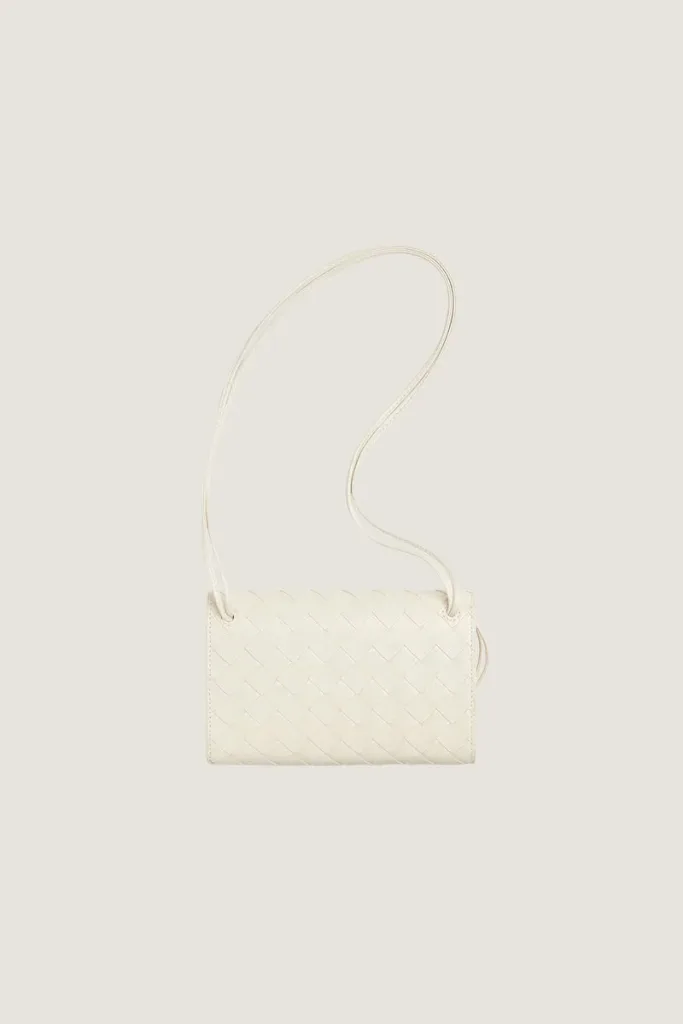 Craven Hill Leather Pouch – White – view 4