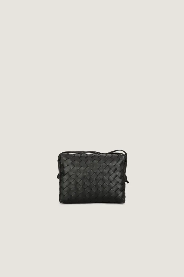 Davies Mini Camera Leather Crossbody Bag – Black – view 4