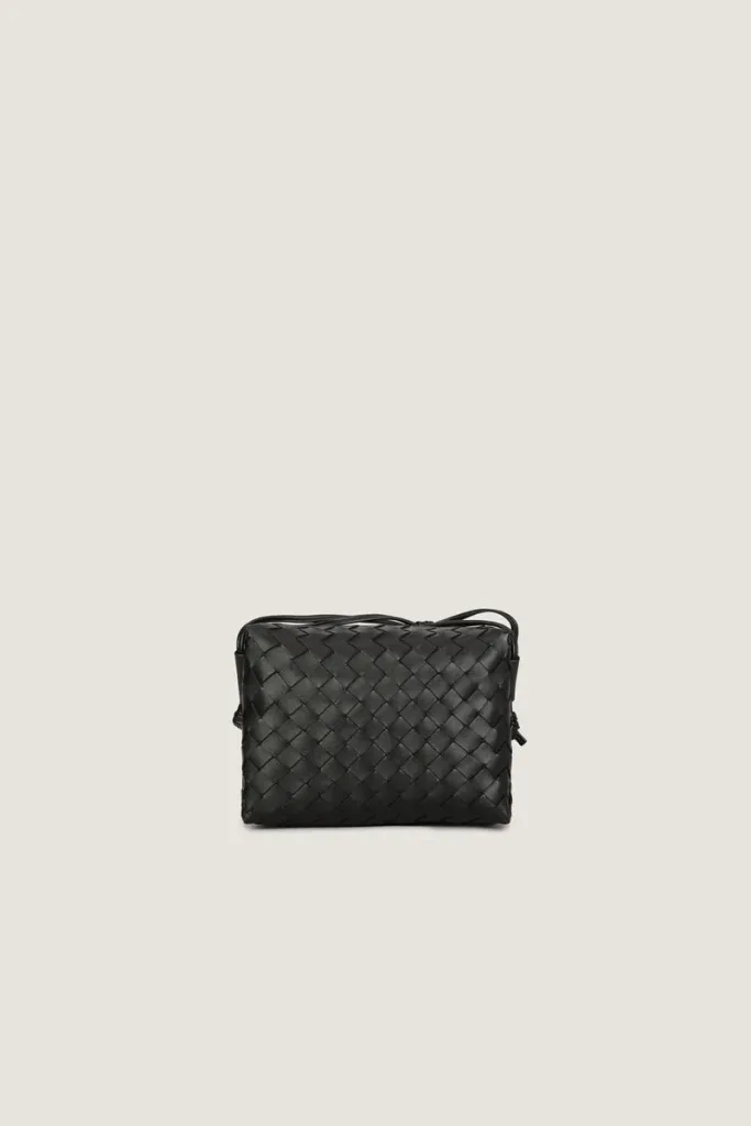Davies Mini Camera Leather Crossbody Bag – Black – view 4
