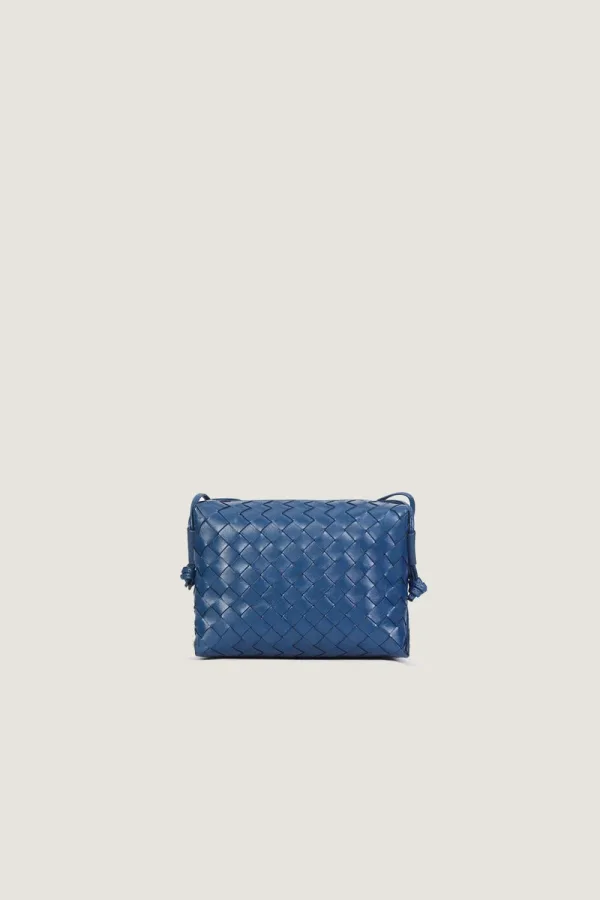 Davies Mini Camera Leather Crossbody Bag – Blue – view 4