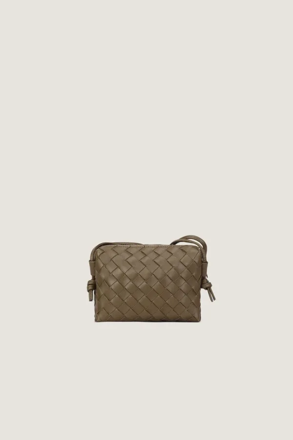 Davies Mini Camera Leather Crossbody Bag – Olive – view 4