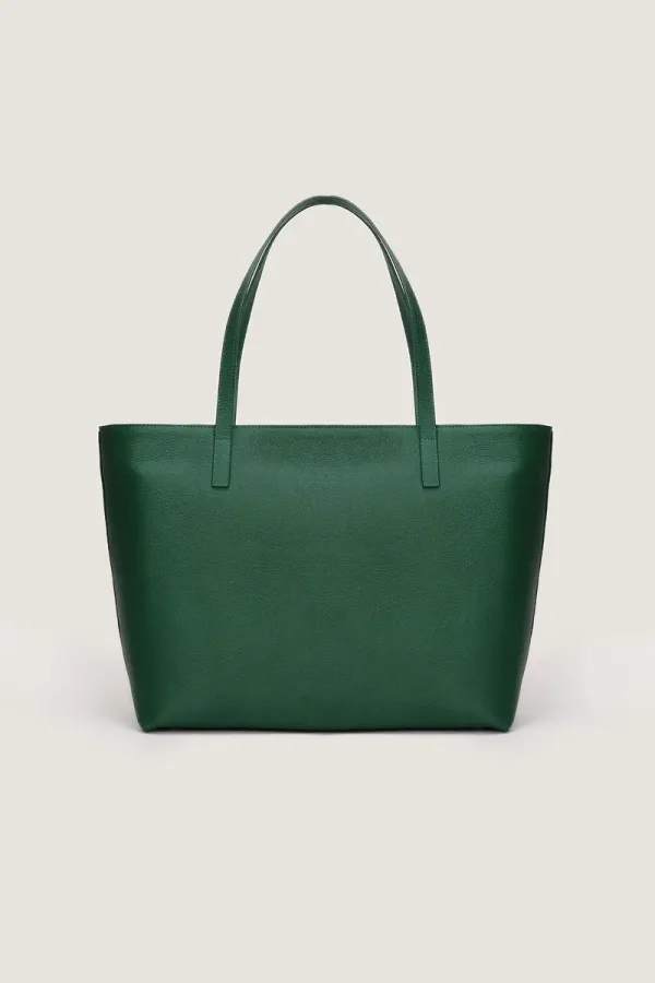 Dering Leather Tote Bag – Green – view 4