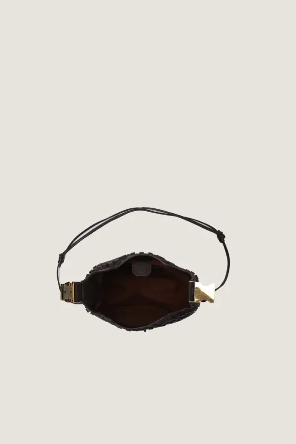 Devonshire Leather Shoulder Bag – Chocolate Brown – view 4
