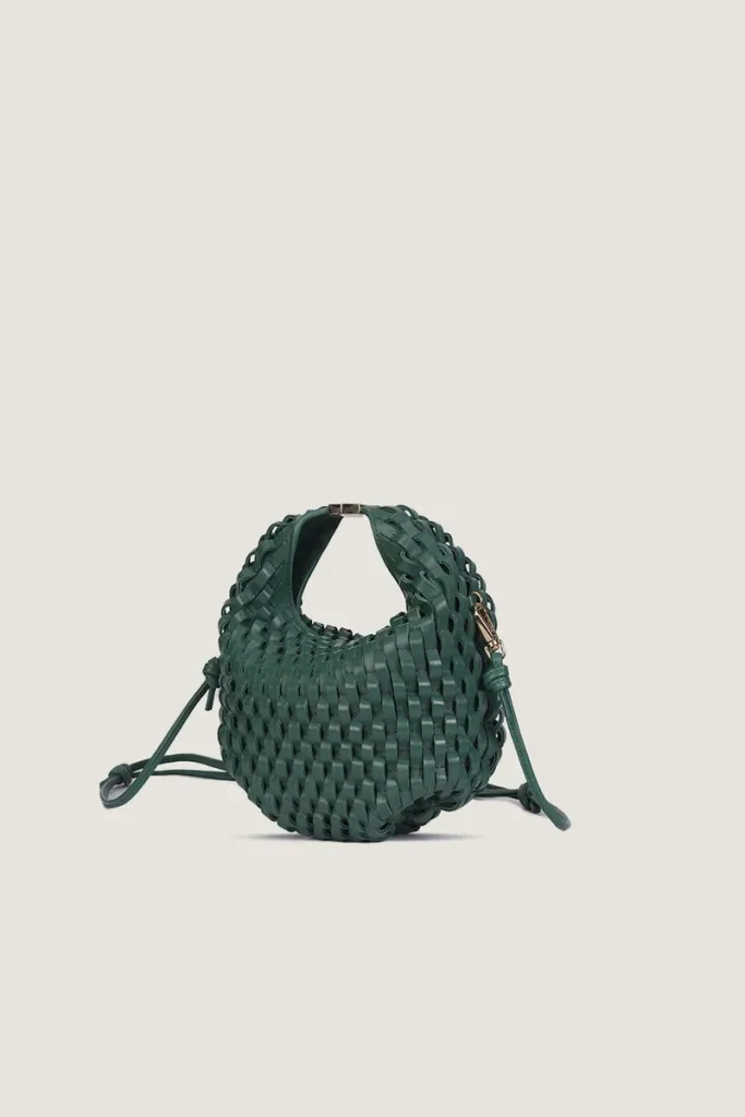 Devonshire Leather Shoulder Bag – Dark Green – view 2