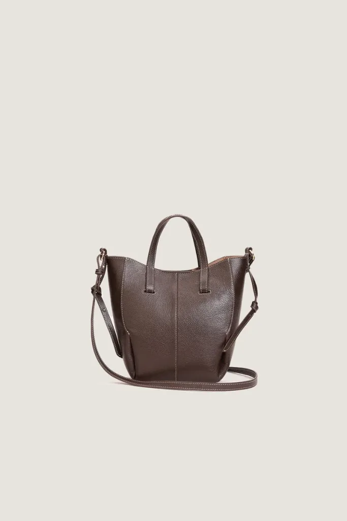 Eastcastle Nano Leather Tote Bag – Chocolate Brown – view 4