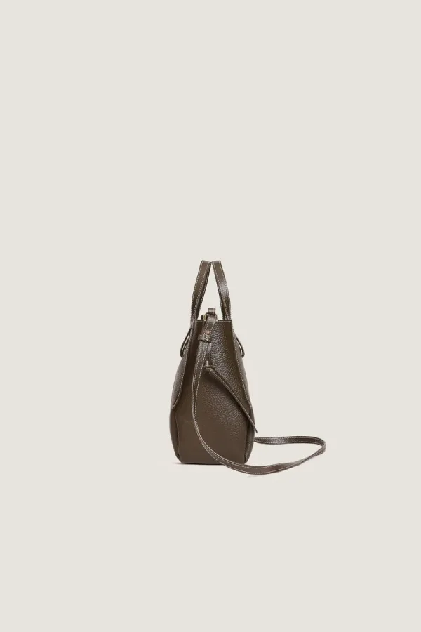 Eastcastle Nano Leather Tote Bag – Dark Green – view 3