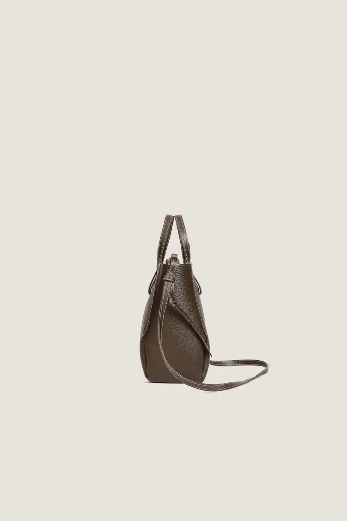Eastcastle Nano Leather Tote Bag – Dark Green – view 3