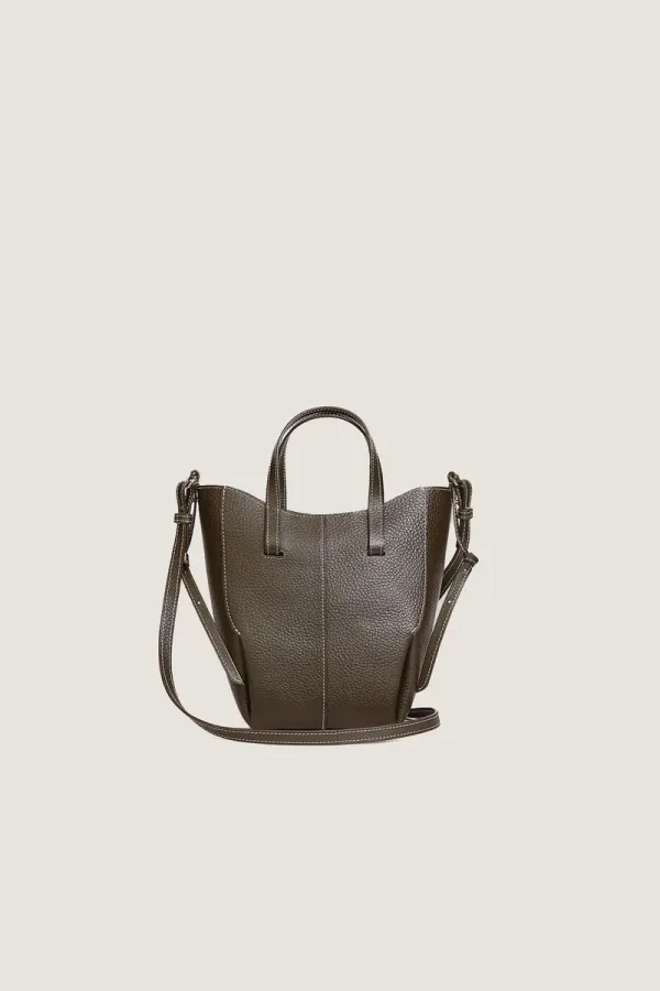 Eastcastle Nano Leather Tote Bag – Dark Green – view 4