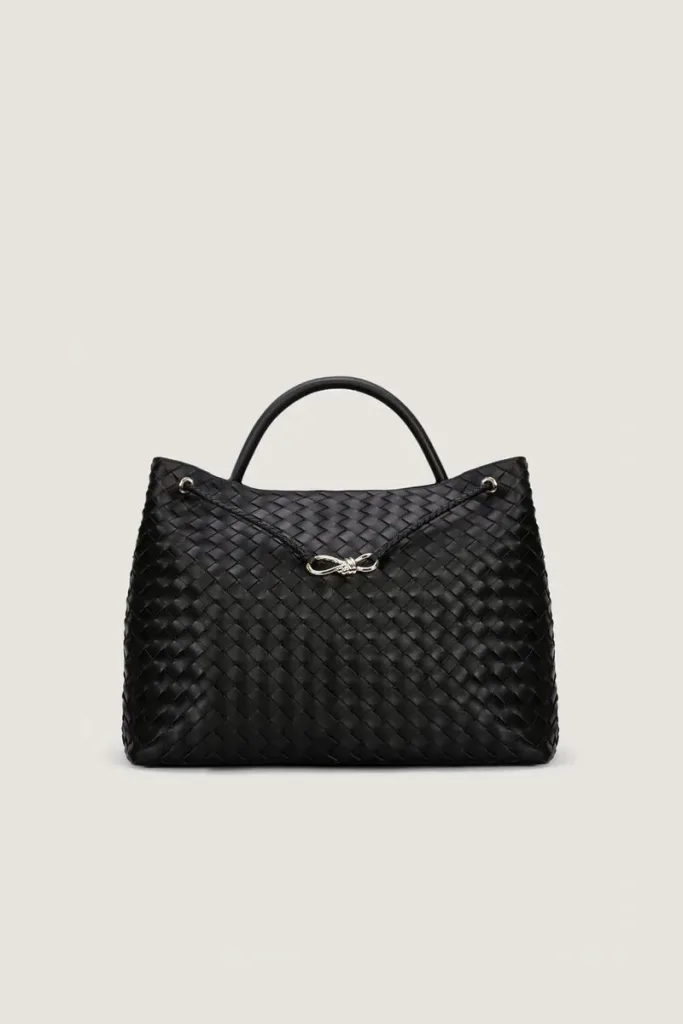 Edwardes Square Large Leather Handbag – Black – view 1