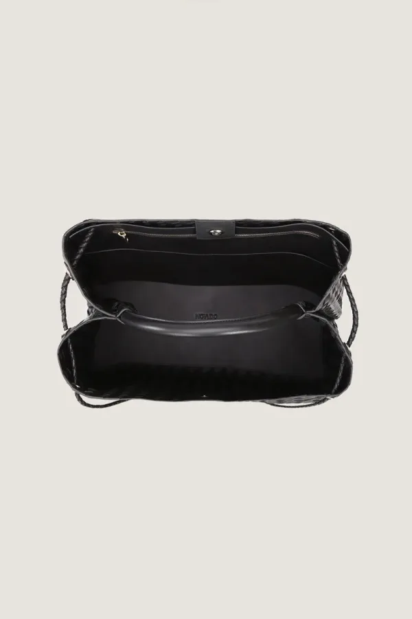 Edwardes Square Large Leather Handbag – Black – view 2