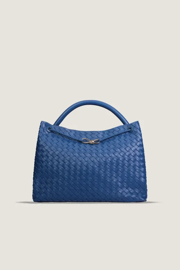 Edwardes Square Large Leather Handbag – Blue – view 1