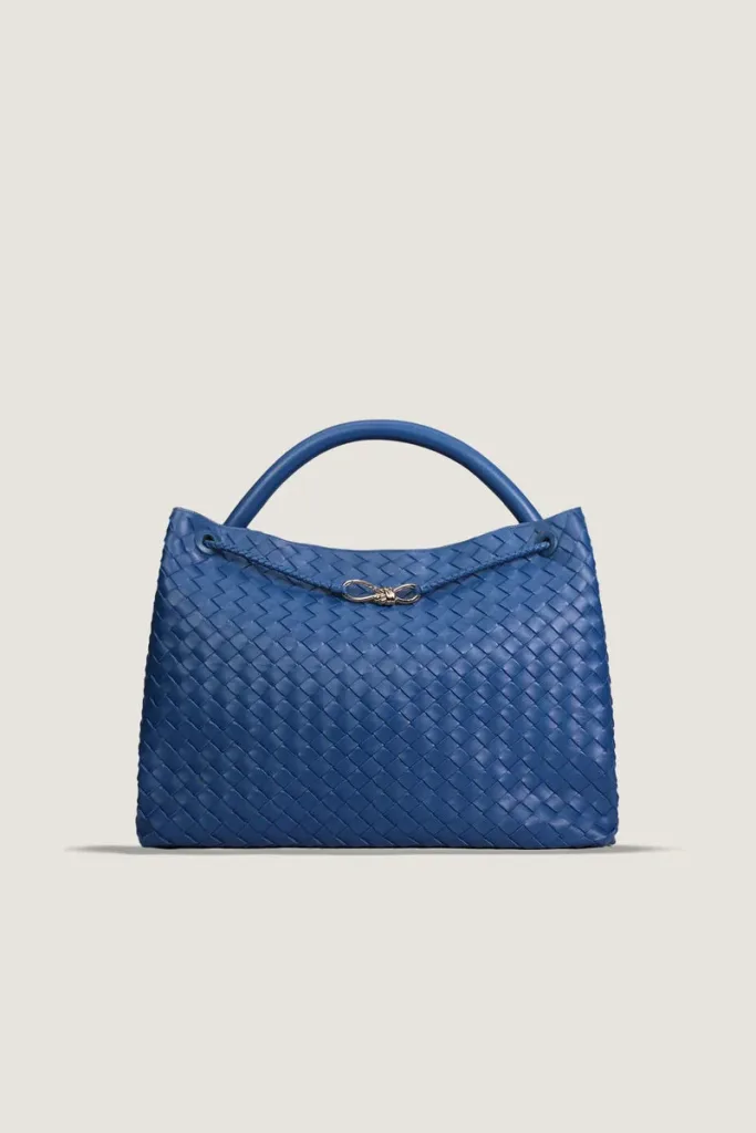Edwardes Square Large Leather Handbag – Blue – view 1