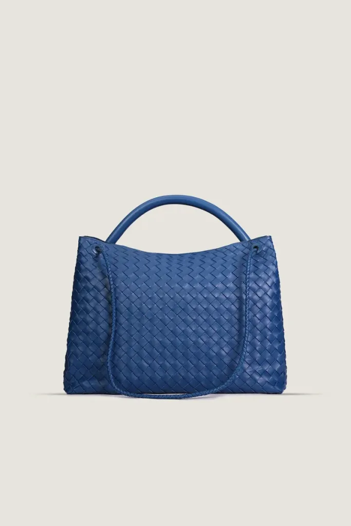 Edwardes Square Large Leather Handbag – Blue – view 4