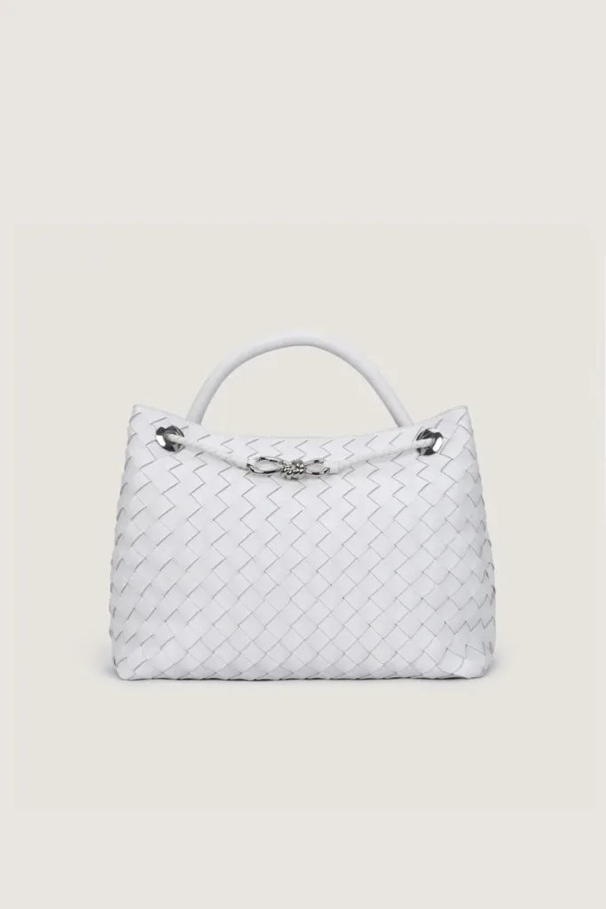 Edwardes Square Large Leather Handbag – White – view 1